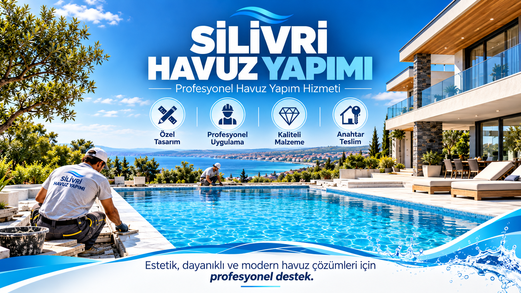 Silivri havuz yapımı silviya havuz